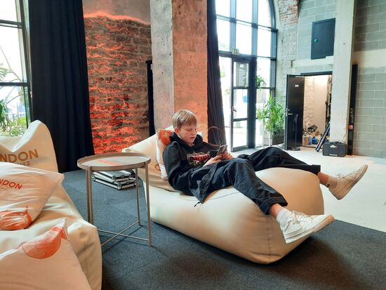 ...und einer schönen Ruhezone