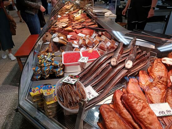 Reiche Fischauswahl...oder darfs etwas rotes Kaviar sein?