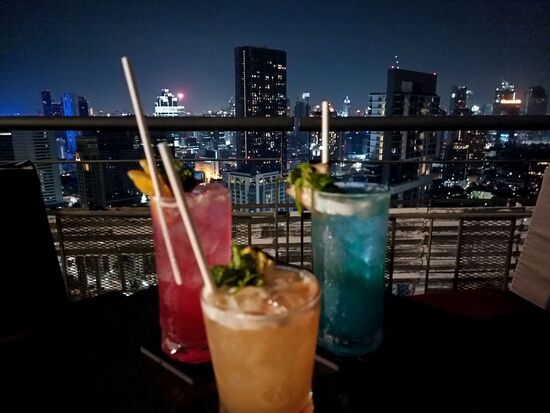 Unsere Cocktails mit Aussicht.