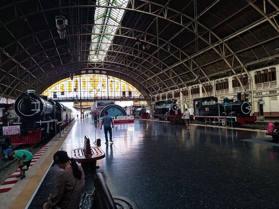 erinnert an die alte Zeit und die Dampfloks...wirklich Prachtstücke.