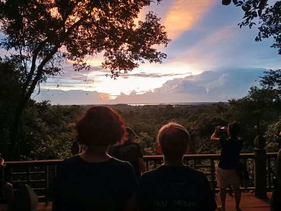 Wieder an dem Aussichtspunkt, eine unglaubliches Licht. In real so wie auf dem Bild.