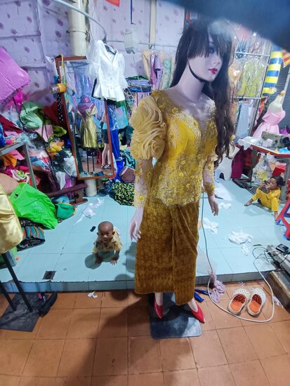 Die Ergebnisse konnten sich wirklich sehen lassen, das kriechende Baby war übrigens echt und keine Deko.