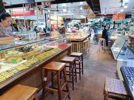 Der Goldbereich fühlte sich gänzlich unpassend an. Aber hier sind vor allem chinesische Touris Adressat.