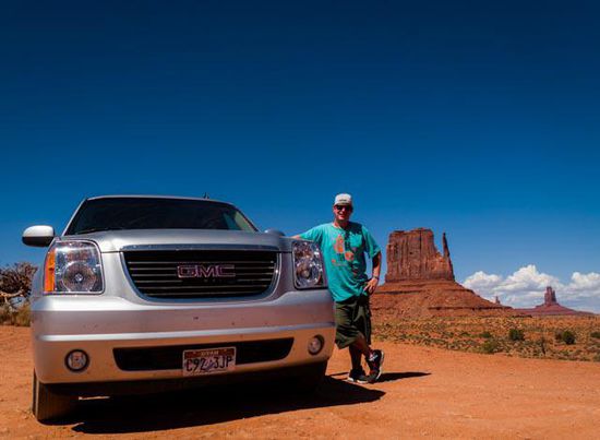 Mein GMC im Monument Valley