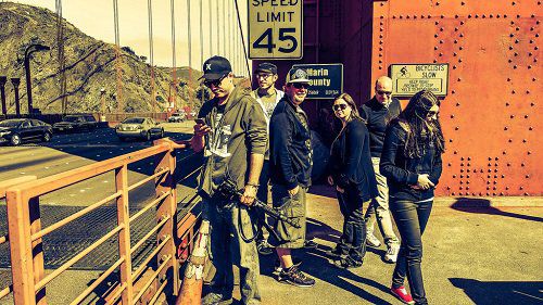 Unsere Reisegruppe, Golden Gate Bridge, San Francisco