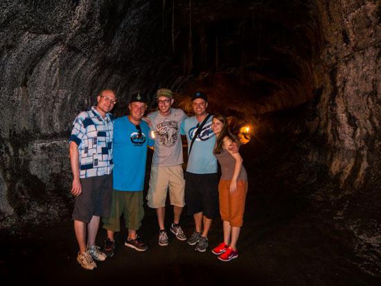 Lavatube im Volcano National Park