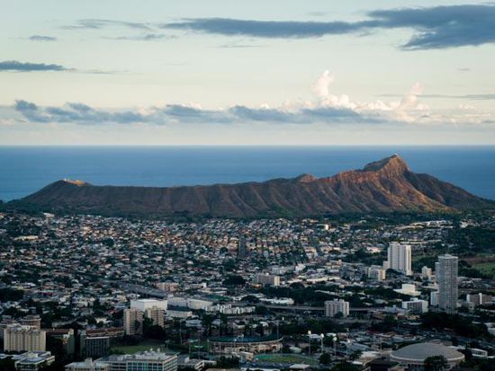 Aussicht auf Honolulu
