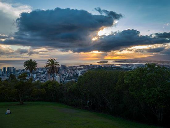 Aussicht auf Honolulu