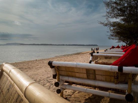 Chillen am Strand von Gili Air
