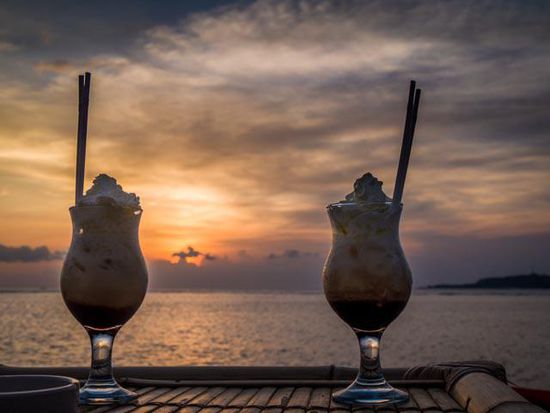 Sonnenuntergang auf Gili Air