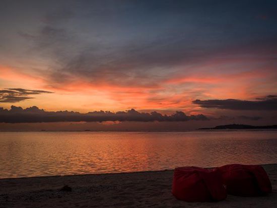 Sonnenuntergang auf Gili Air