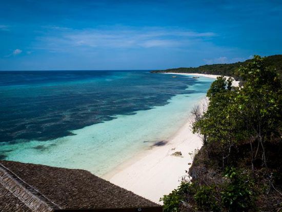 Aussicht vom Cosmos Bungalow in Bira
