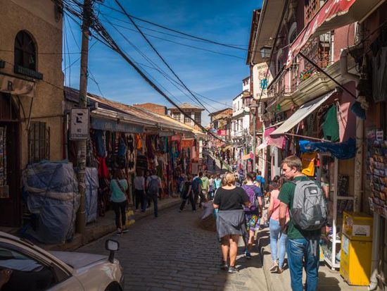 Seitengasse in La Paz