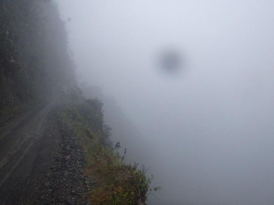 und dann wurde es richtig steil! und das Wetter