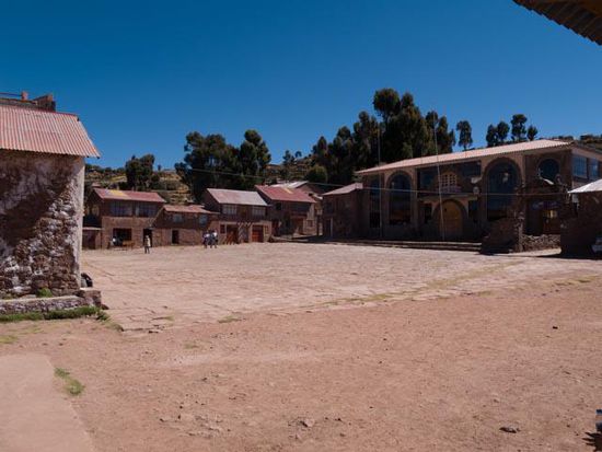 Hauptplatz Taquile Island
