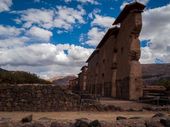 Inka Stätte Raqchi - Templo de Wiracoch