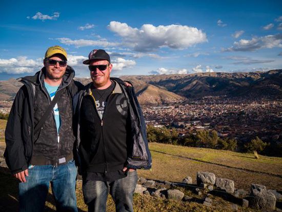 Aussicht über Cusco von der Inka Stätte Sacsayhuaman