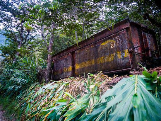 Eisenbahn zwischen Hydro Electrica und Acuas Caliente