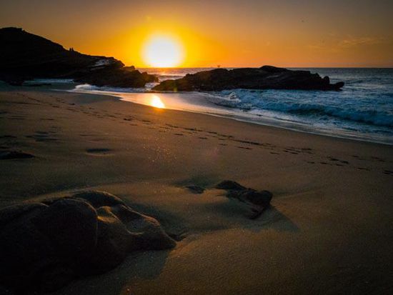 Sonnenuntergang Lobitos