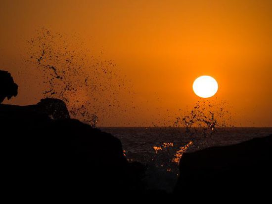 Sonnenuntergang Lobitos