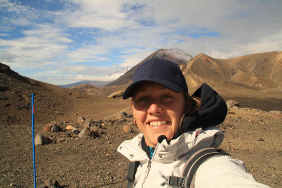 Beim wandern zwischen Vulkanen