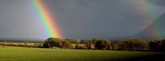 Einen so schönen Regenbogen wie auf den Vesteralen hatte ich noch nie zuvor gesehen.