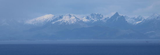 Und im Hintergrund konnte man die schneebedeckten Gipfel erkennen.