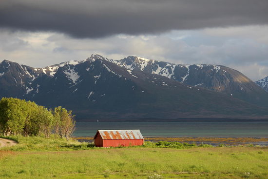 Himmel und Erde über Andoya.