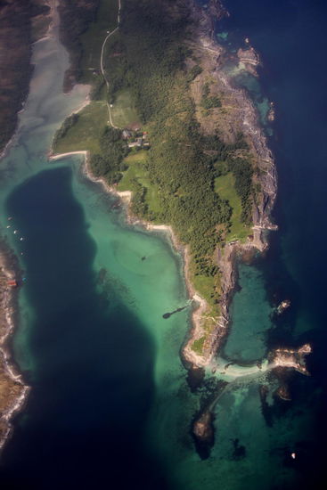 Schon der Blick aus dem Flugzeug  ließ unsere Herzen höher schlagen.
