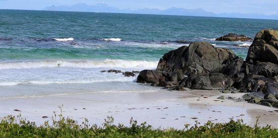Wäre es nicht so eiskalt gewesen, hätten wir annehmen können, auf Sardinien an der Costa Smeralda zu sein.