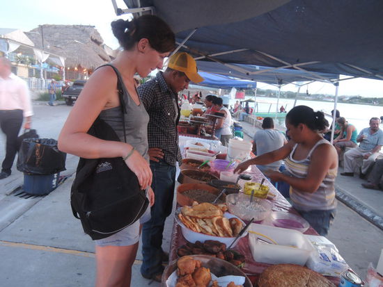Die Kasia auf Futterssuche