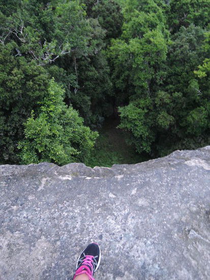 Im Notfall ist man schnell wieder unten