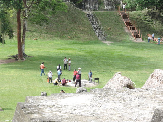 Vorbereitungen fuer die Feier