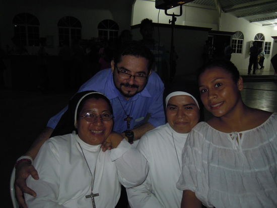 Auch die Schwestern hatten ihren Spass bei der Show