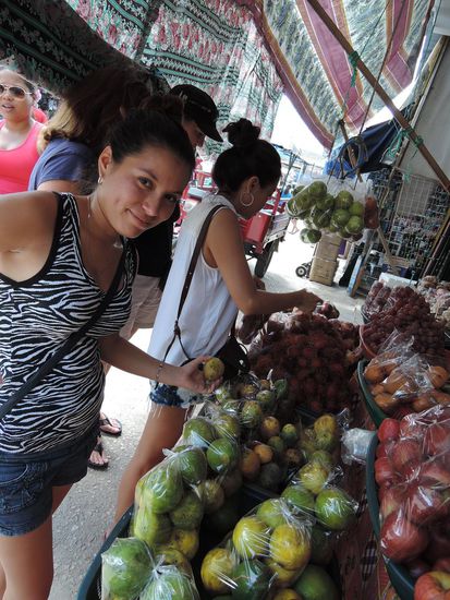 Noch ein paar Fruechte als Nachspeise
