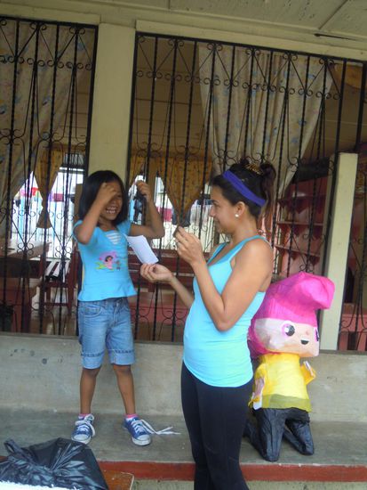 Eva und die kleine Augustina