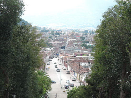 Ueber den Daechern von San Cristobal de las Casas