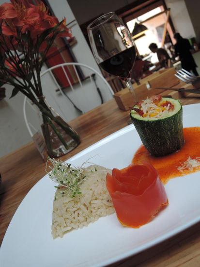  Lecker Essen und lecker Wein