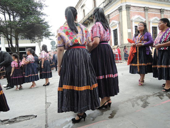 Alle haben sich huebsch gemacht