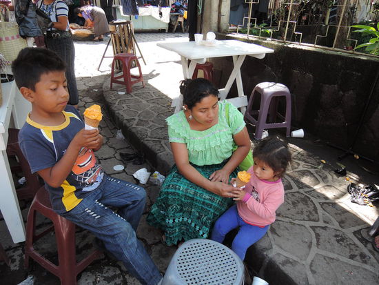 Zum Schluss gab es noch ein Eis