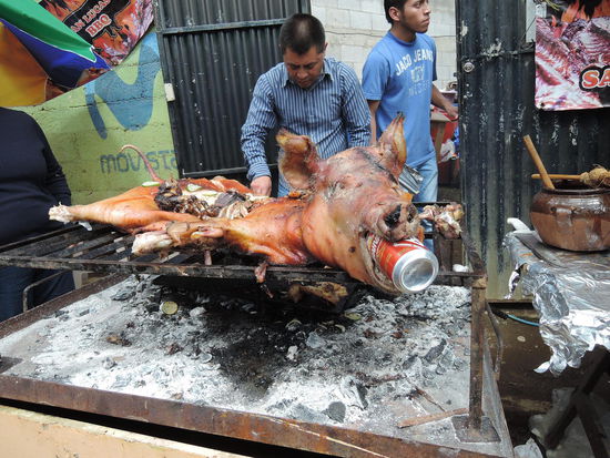 Das Schwein ist auch fertig