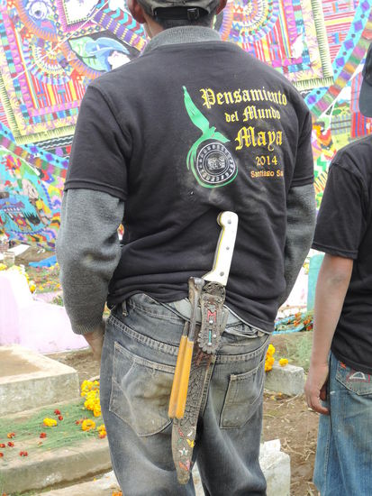 Das Taschenmesser haben die Jungs hier auch immer dabei