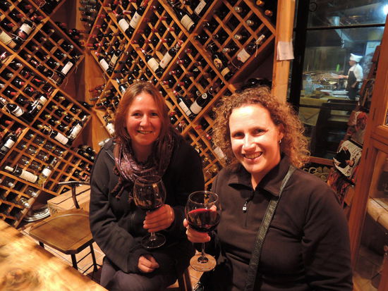 Eine Weinbar haben wir auch gefunden 