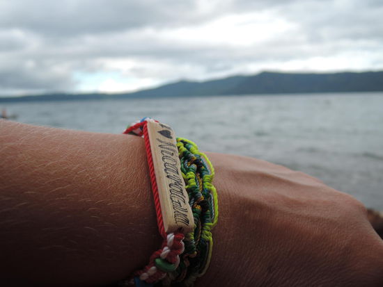 Das Armbandl, das mir der Javier geschenkt hat