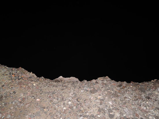 Am Kraterrand in der Nacht