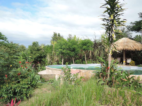 Der Hotelpool, den auch die Volunteere benutzen duerfen