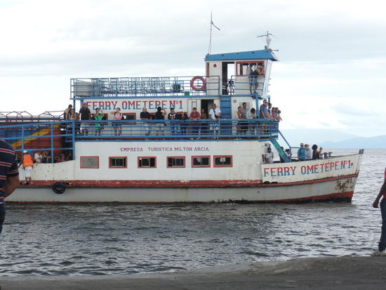Faehre von San Jorge nach San Jose/Isla Ometepe