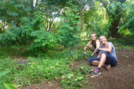 Andres y yo beim Jaeten im Katukfeld