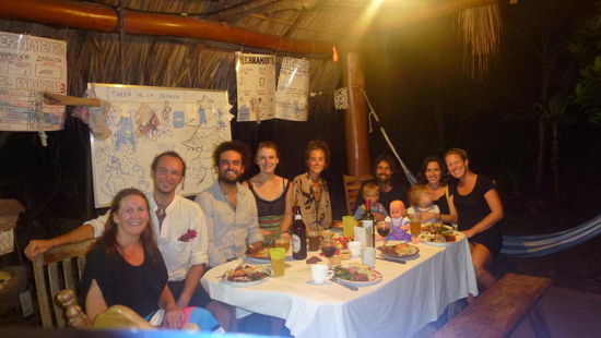 Weihnachtsdinner mit Vadim, Chris, Amber, Christine, Martijn, Hendrix, Patricia, Naomie, Jenny