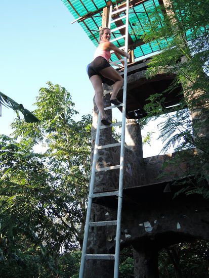 Rauf auf den Aussichtsturm